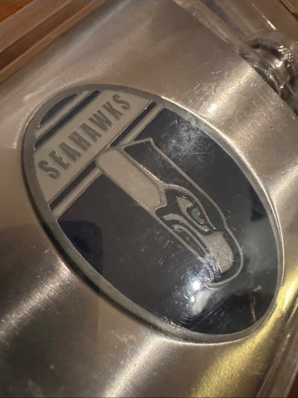 🆕 NFL Stainless Steel Seattle Seahawks Flask - Picture 5 of 5